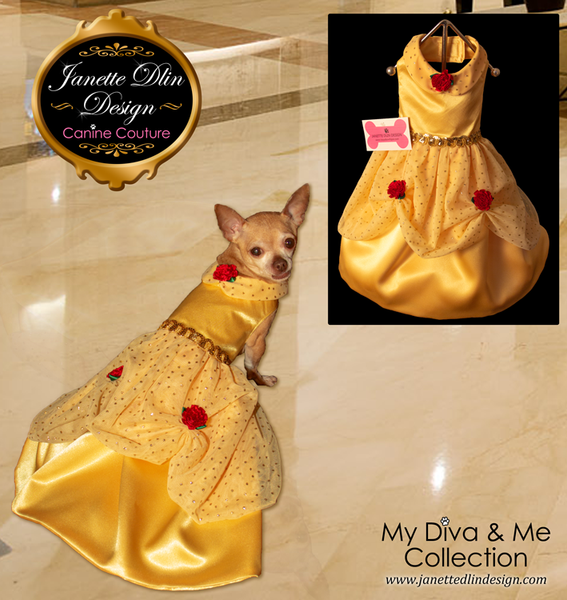Isabella Party Dress - Janette Dlin Design - Dog Dress