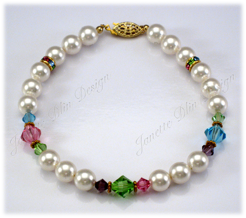 Colorful Brilliance Necklace - Janette Dlin Design - Dog Necklace