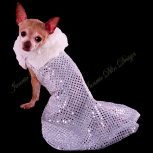 Chic Silver Dress Janette Dlin Design Chic Silver Dress Janette Dlin Design