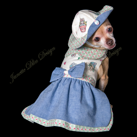 Easter Diva Dress - Janette Dlin Design - Dog Dress