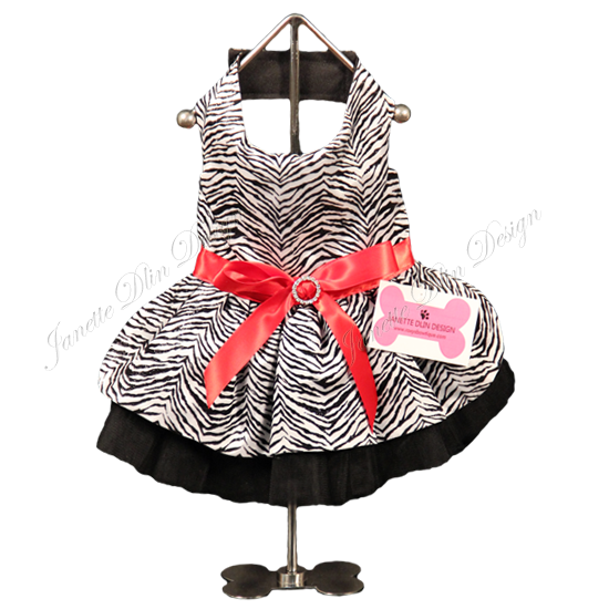 Zebra dress for girl hot sale