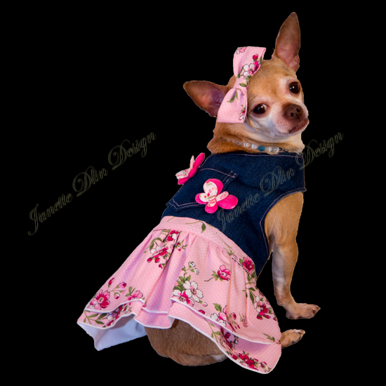 Spring Bloom Dress  - Janette Dlin Design - Dog Dress