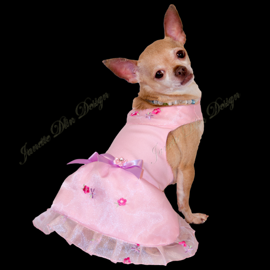 Spring Flower Dress  - Janette Dlin Design - Dog Dress