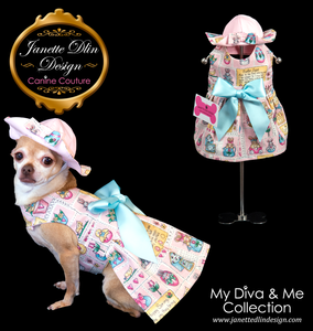 Easter Girl Dress  - Janette Dlin Design - Dog Dress