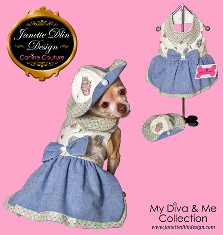 Easter Diva Dress - Janette Dlin Design - Dog Dress