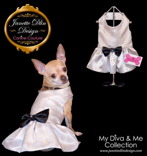 Glittering Diva Dress - Janette Dlin Design - Dog Dress