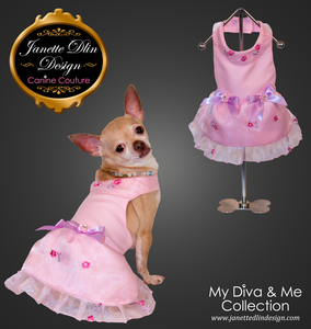 Spring Flower Dress  - Janette Dlin Design - Dog Dress